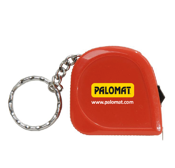 Palomat Nøglering med målebånd og logo. Fra 23,00 kr./stk. ved 100 stk.