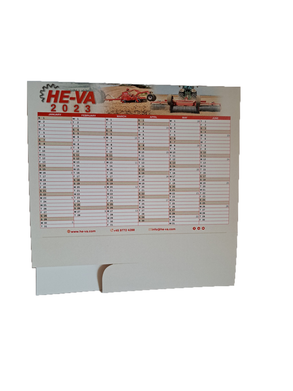 HE-VA A5 Bordkalender
