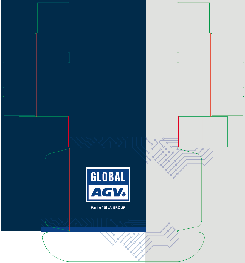 Global AGV Printede papkasser