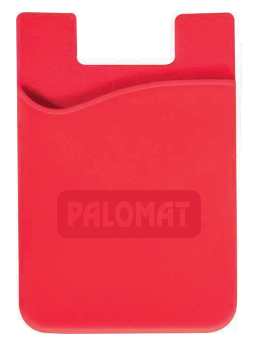 Palomat Lasergraveret kortholder til mobiltelefon med logo. Fra 19,50 kr./stk. ved 100 stk.