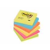 Post-it notes neon 76x76mm 5 ass. farver 6blk/pak 654TFEN