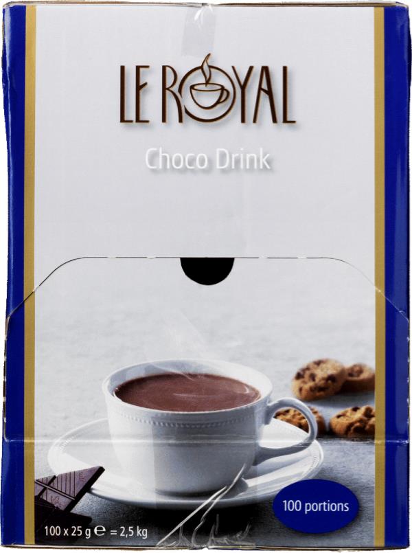 LE ROYAL CHOKOLADRIK I BREVE 100x25G